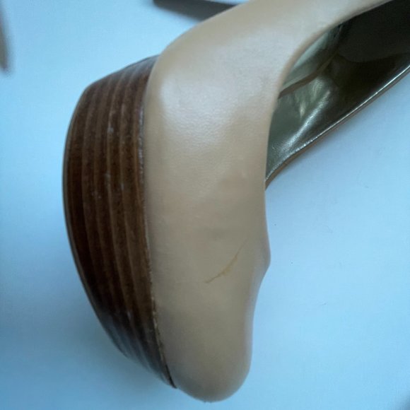 Guess Heels Platform Charming Tan Pumps - Light Nude Colour - Adreina2 Leather - Picture 9 of 16